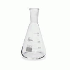 Frasco Erlenmeyer c/junta esmerilhada GR - 125 ML